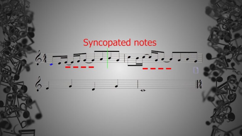 What is an example of syncopate